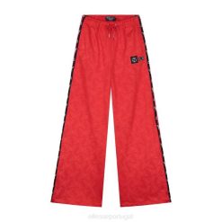 Ellesse calça esportiva Tomorrowland mulheres vermelho H6R618 roupas