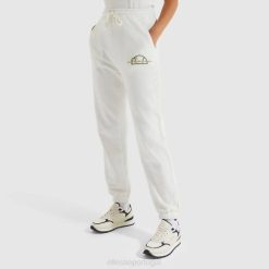 Ellesse calça jeva jog mulheres off white H6R6189 roupas