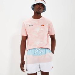 Ellesse calção de banho cielo homens azul/marinho/branco H6R6448 roupas