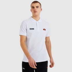 Ellesse camisa polo montura homens branco H6R6382 roupas