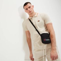 Ellesse camisa pólo rooks homens bege H6R6348 roupas