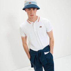 Ellesse camisa pólo rooks homens branco H6R6390 roupas