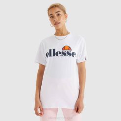 Ellesse camiseta Albany mulheres branco H6R662 roupas