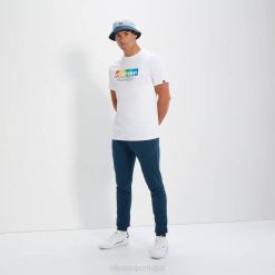 Ellesse camiseta Alegrio homens branco H6R6357 roupas