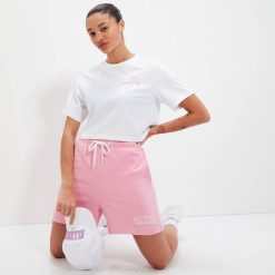 Ellesse camiseta beneventi croppd mulheres branco H6R656 roupas