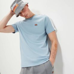 Ellesse camiseta capurso homens azul claro H6R6378 roupas