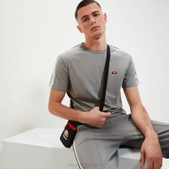 Ellesse camiseta capurso homens cinza H6R6377 roupas