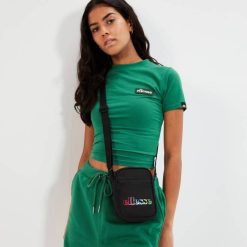 Ellesse camiseta chelu cropped mulheres verde H6R684 roupas