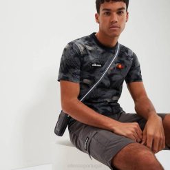 Ellesse camiseta cristia homens preto H6R6340 roupas