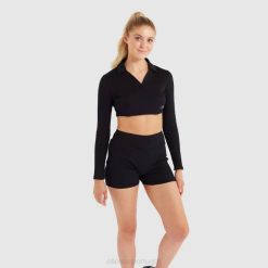 Ellesse camiseta cropped harrie mulheres preto H6R6197 roupas