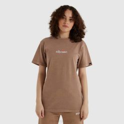 Ellesse camiseta de urucum mulheres marrom H6R6248 roupas