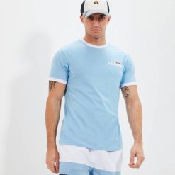 Ellesse camiseta meduno homens azul claro H6R6402 roupas