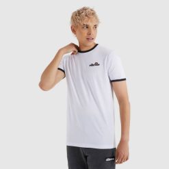 Ellesse camiseta meduno homens branco H6R6478 roupas