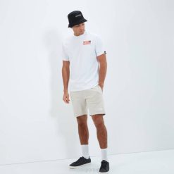 Ellesse camiseta mestiere homens branco H6R6394 roupas