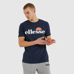 Ellesse camiseta sl prado homens marinha H6R6367 roupas