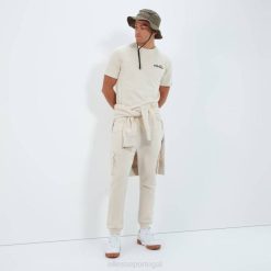 Ellesse camiseta triscia homens bege H6R6361 roupas