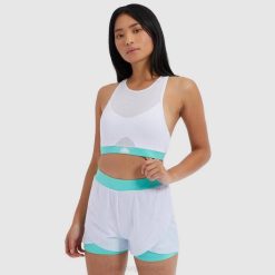 Ellesse colete cropped chrisanto mulheres branco H6R6242 roupas