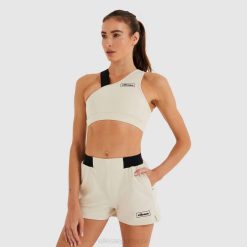 Ellesse colete cropped pacey mulheres bege H6R6211 roupas
