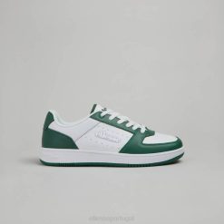 Ellesse cupsole panaro homens Branco Verde H6R6539 sapato