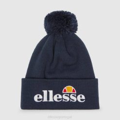 Ellesse gorro velly pom pom à moda marinha H6R6523 acessórios