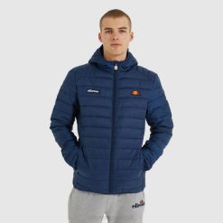 Ellesse jaqueta acolchoada lombardia homens marinha H6R6286 roupas