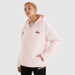 Ellesse jaqueta acolchoada pejo mulheres luz rosa H6R67 roupas