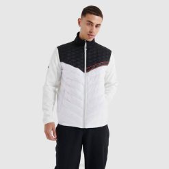 Ellesse jaqueta bassoni homens branco H6R6469 roupas