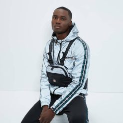 Ellesse jaqueta landorus com zíper completo homens reflexivo H6R6267 roupas