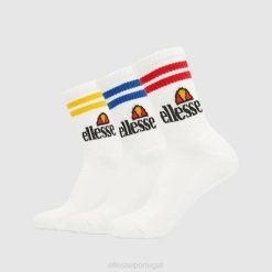 Ellesse meias pullo à moda branco H6R6491 acessórios