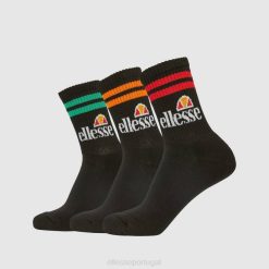 Ellesse meias pullo à moda preto H6R6492 acessórios