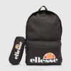 Ellesse mochila rolby à moda preto H6R6509 acessórios