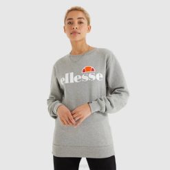 Ellesse moletom agata marga mulheres cinza H6R630 roupas