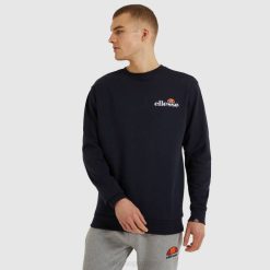 Ellesse moletom de ferro homens marinha H6R6311 roupas