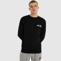 Ellesse moletom de ferro homens preto H6R6306 roupas