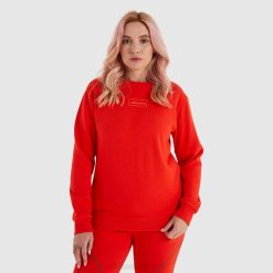 Ellesse moletom verala mulheres vermelho H6R6169 roupas