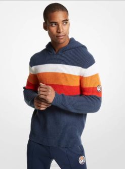 Ellesse pulôver mk com capuz homens azul H6R6309 roupas