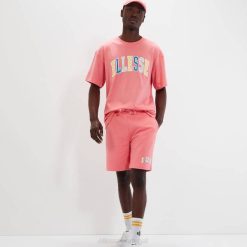 Ellesse refúgio curto unissex rosa H6R6140 roupas