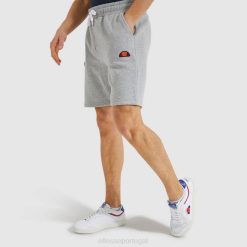 Ellesse shorts de lã noli marga homens cinza H6R6419 roupas