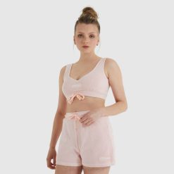 Ellesse sutiã organico rosa mulheres luz rosa H6R6220 roupas