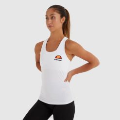 Ellesse top colete curasci mulheres branco H6R677 roupas