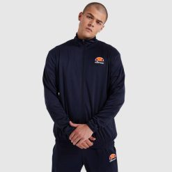 Ellesse top marzo homens marinha H6R6325 roupas