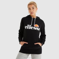 Ellesse torices oh capuz mulheres preto H6R624 roupas