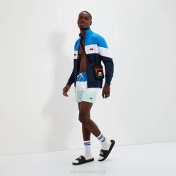 Ellesse vesporo nadar curto homens azul/azul claro/off white H6R6457 roupas